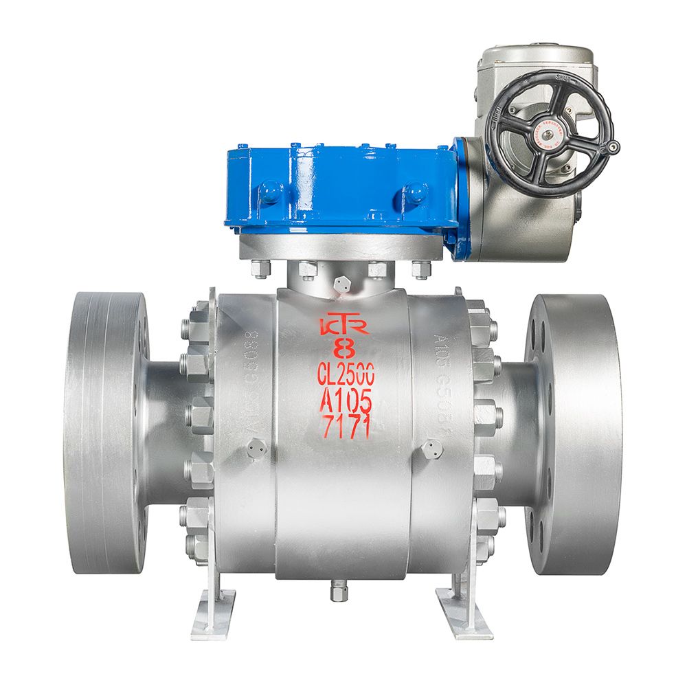 High Pressure Electric Trunnion Mounted Ball Valve